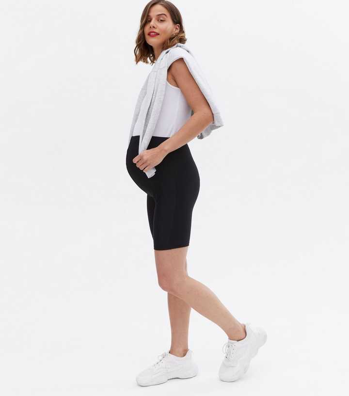 maternity cotton cycling shorts