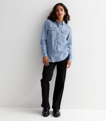 New look store ladies denim shirt