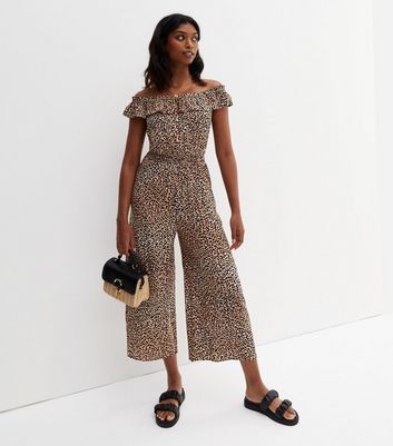 New look sales leopard print jumpsuit