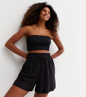 Black Drawstring Shorts | New Look
