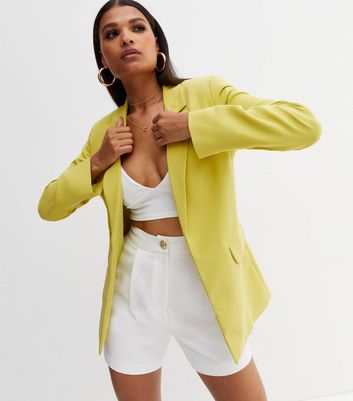 new look mustard blazer