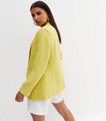 Yellow blazer sale new look