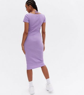 Light Purple Ring Strappy Midi Dress New Look