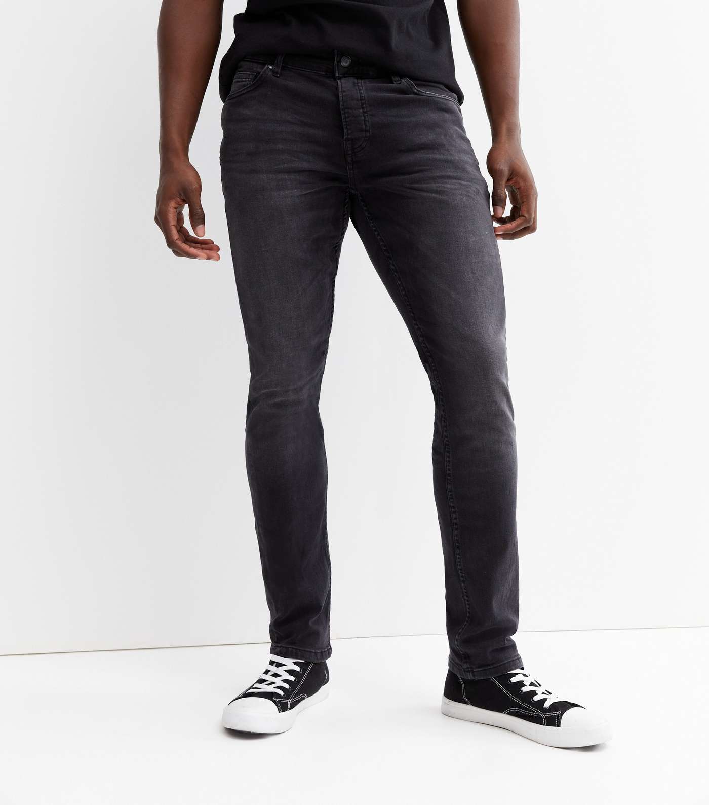 Only & Sons Black Slim Fit Tapered Jeans Image 2