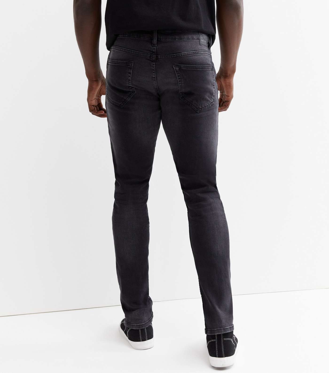 Only & Sons Black Slim Fit Tapered Jeans Image 4