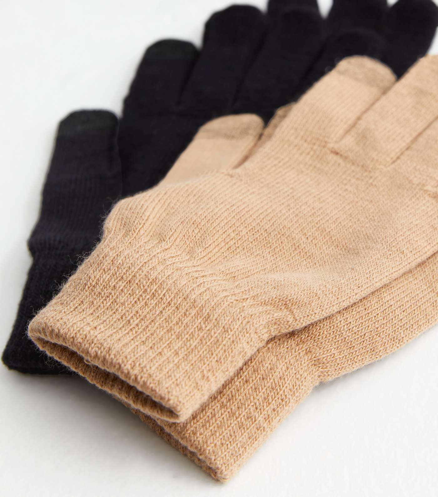 2 Pack Black and Brown Smart Gloves Image 2