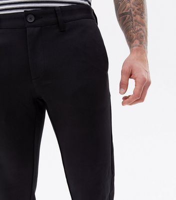 shop for Men's Only & Sons Black Straight Leg Trousers New Look at Shopo