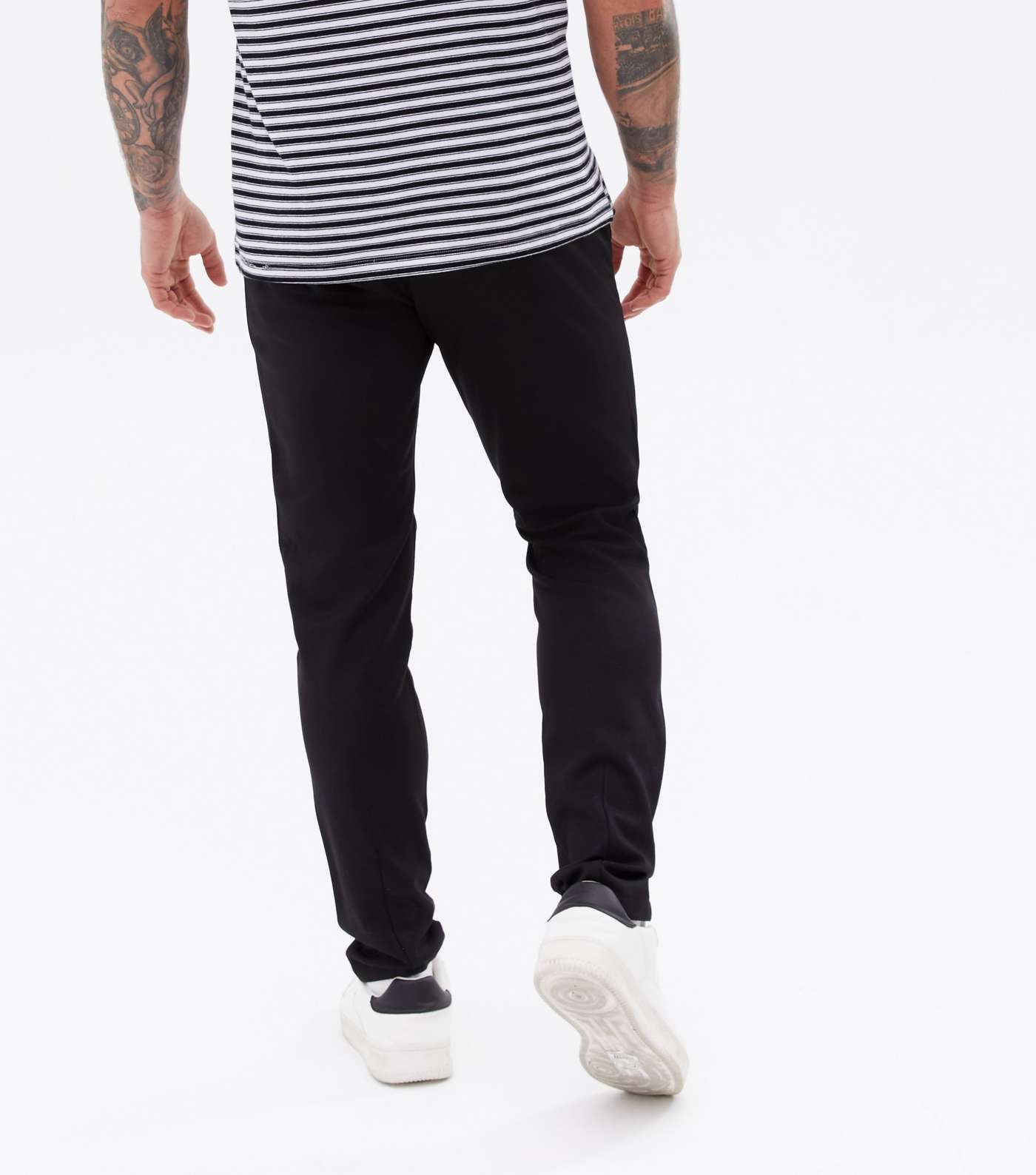 Only & Sons Black Slim Fit Tapered Trousers Image 4