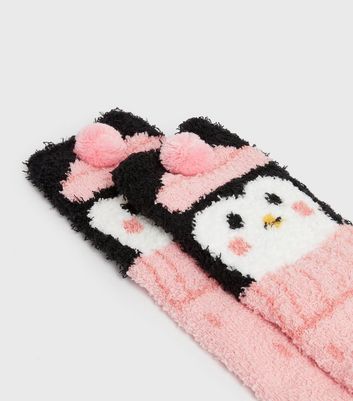 penguin fluffy socks