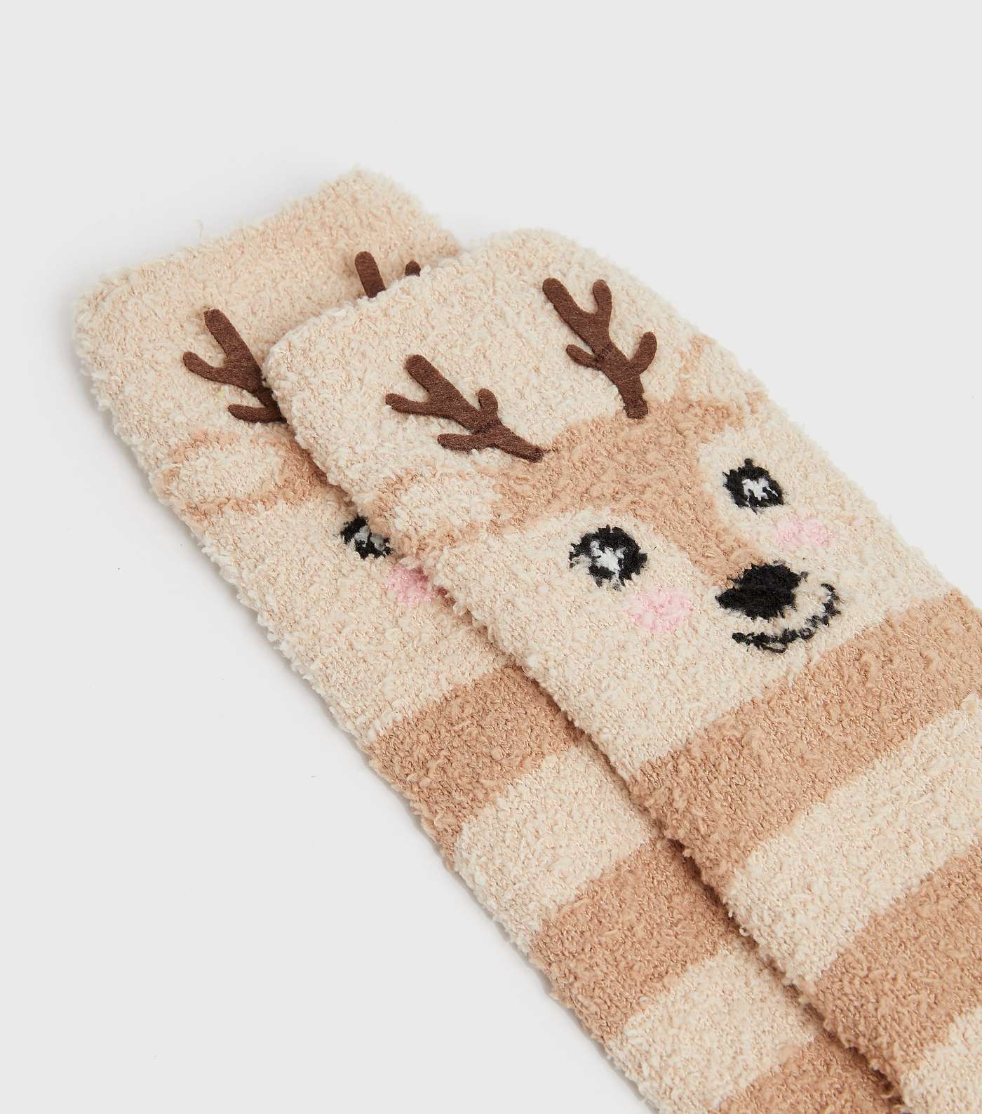 Mink Reindeer Fluffy Socks Image 3