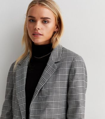 Petite 2025 check blazer