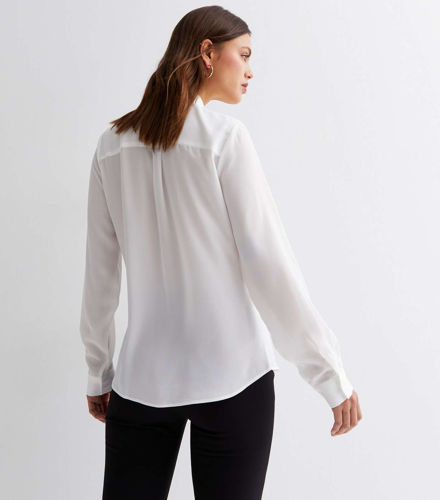 Off White Long Sleeve Shirt Image 4