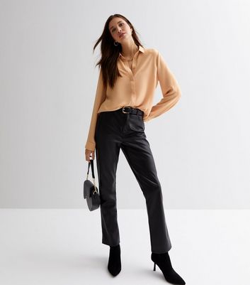 Camel Long Sleeve Shirt | New Look