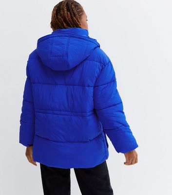 Royal blue 2024 bubble jacket