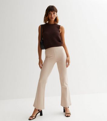 JDY Stone Flared Trousers New Look