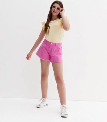 Pink shorts for store kids