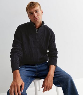 Navy hot sale fisherman jumper