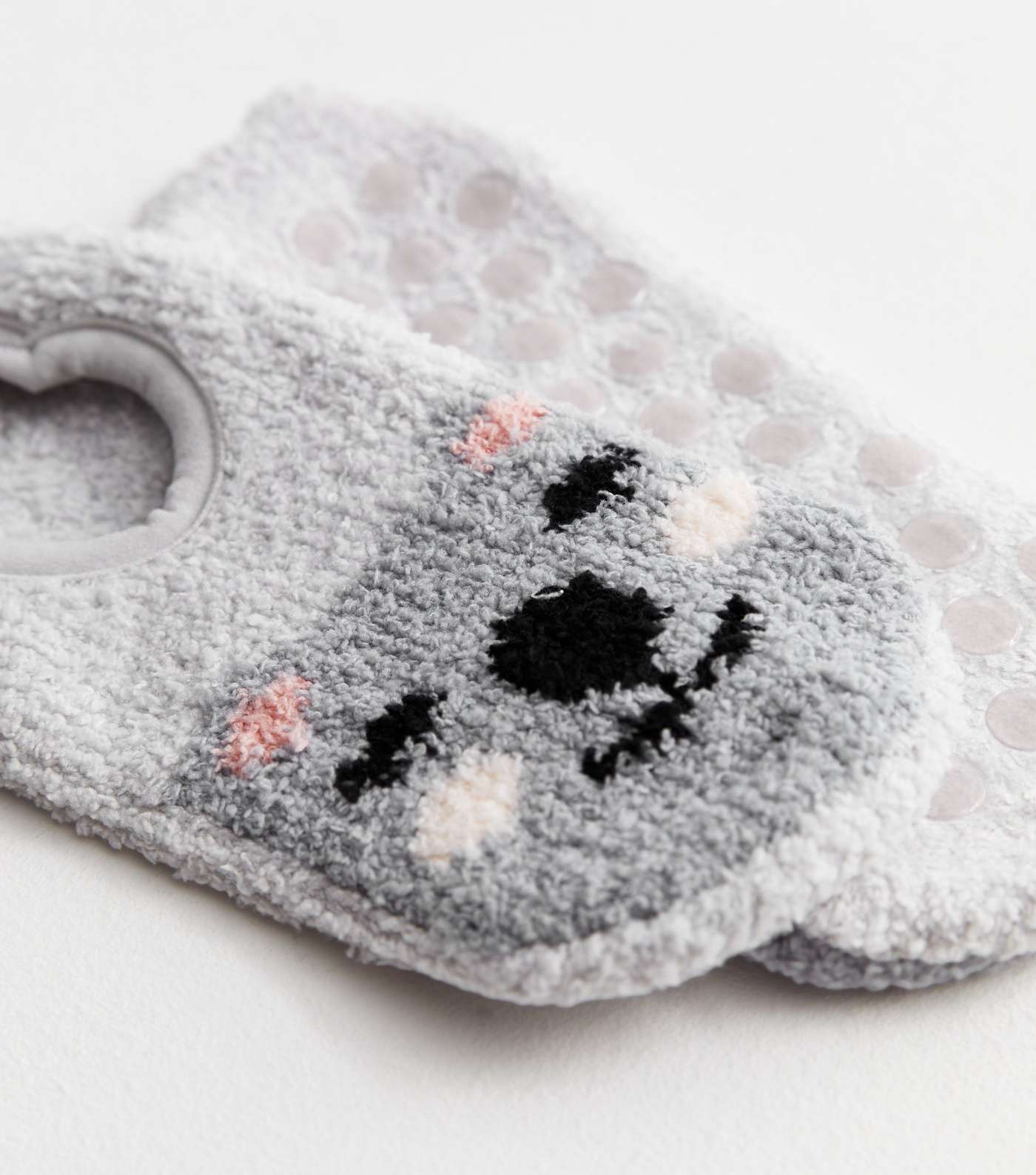 Grey Koala Fluffy Ballet Socks Image 2