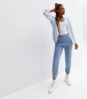 light blue joggers womens