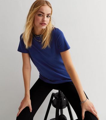 7897 Blue Crew Neck T-Shirt main image 0