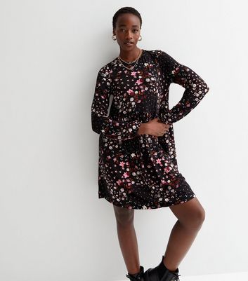 New look clearance black floral dress