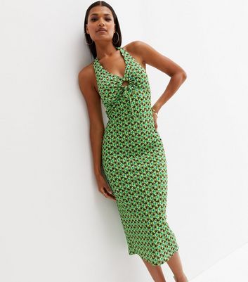 womens green sheath dress