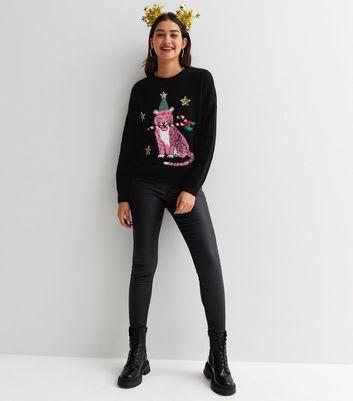 Girls fluffy clearance christmas jumper