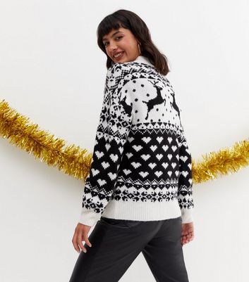 High neck hot sale christmas jumper