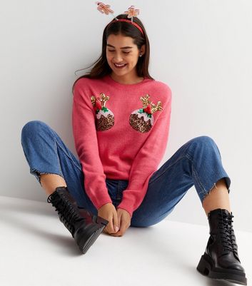 Ladies christmas jumpers hot sale new look