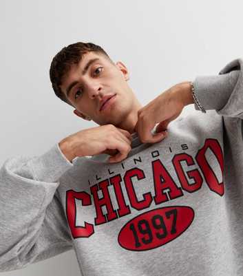 Grey Marl Chicago Logo Sweatshirt