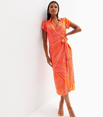 New look discount wrap around dress