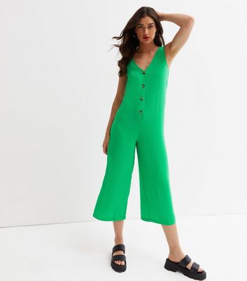 Green jumpsuit 2025 new look