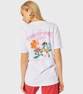 Click to view product details and reviews for Skinnydip White Powerpuff Girls Oversized Logo T Shirt New Look.