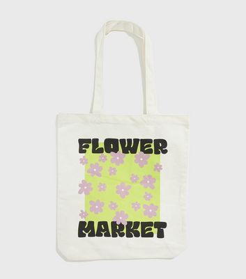 flower market tote bag