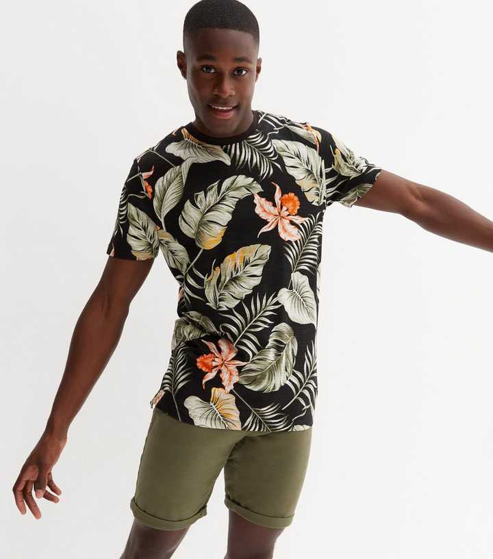 T-shirt imprimé tropical Jack & Jones