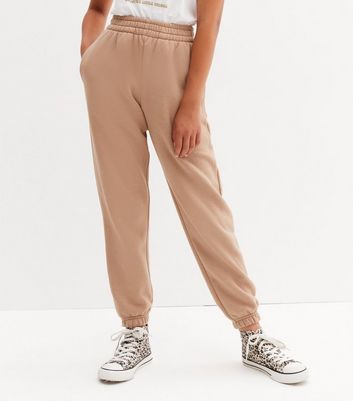 Camel cuffed joggers hot sale