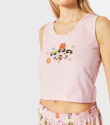 Skinnydip Pink Powerpuff Girls Vest and 