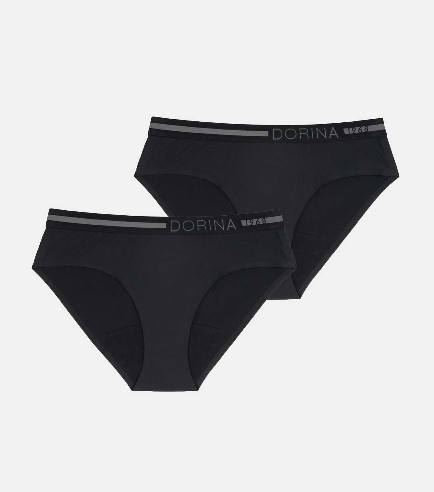 Dorina Eco Moon 2 Pack Black Hipster Period Briefs Image 5