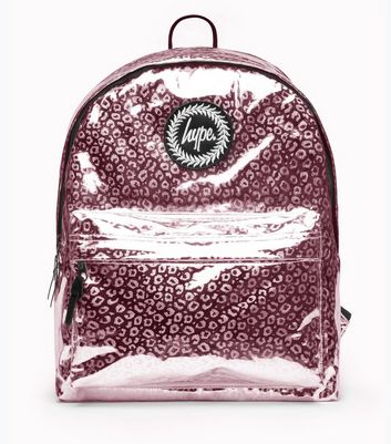 Hype pink best sale holographic backpack