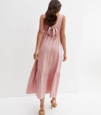 banana republic twist front midi dress