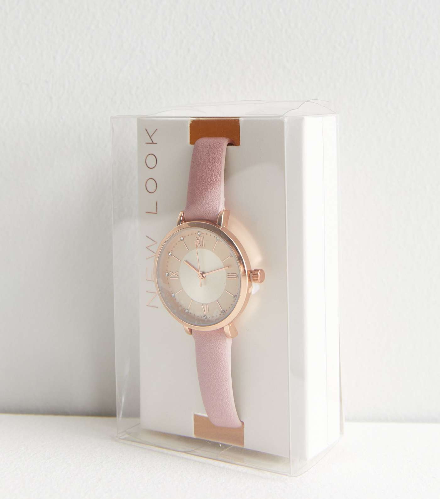Pink Diamanté Skinny Watch