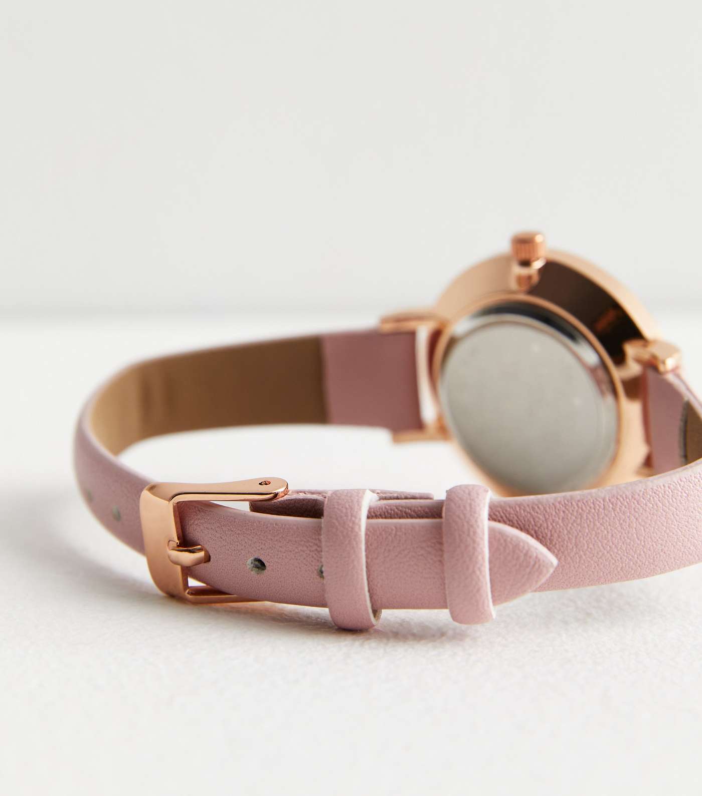 Pink Diamanté Skinny Watch Image 3