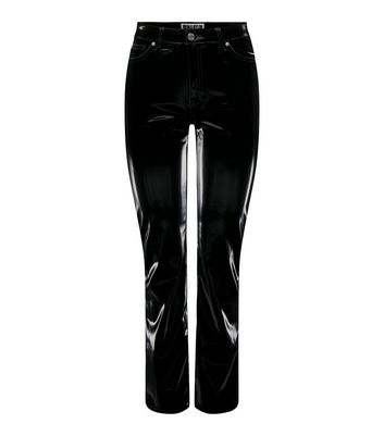 High waisted vinyl on sale pants