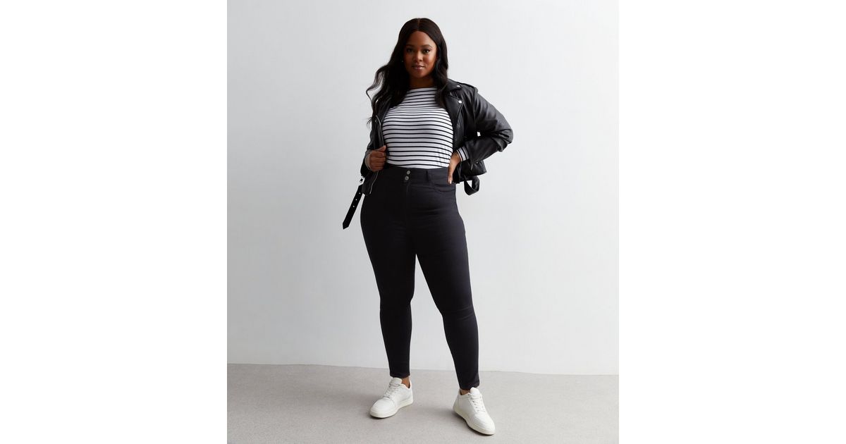 High waist jeans by New Look, black body i lace bra – Fashion blog by  Glamourina – Fashion blog, beauty, & lifestyle