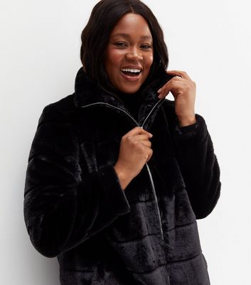 Faux fur pelted clearance coat