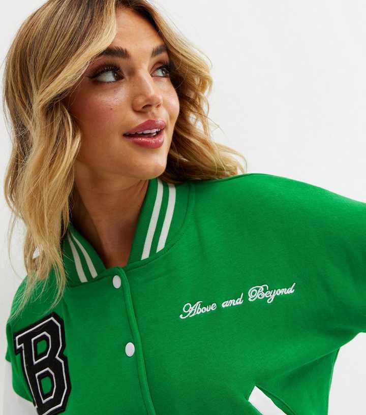 Green Varsity B Jacket 