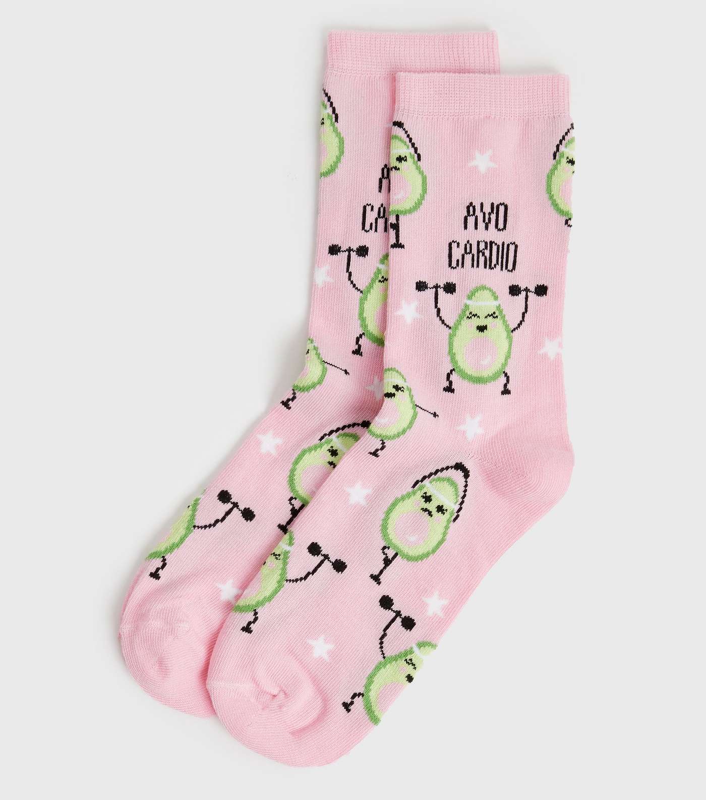 Pink Avocado Cardio Socks