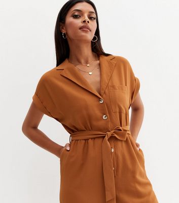 New look cheap rust jumpsuit