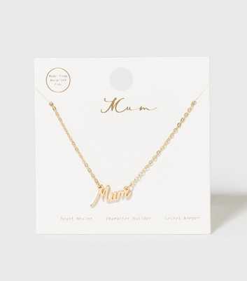 Gold Mum Pendant Gift Necklace