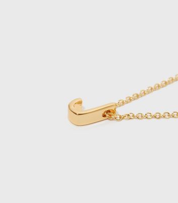 New look hot sale initial necklace